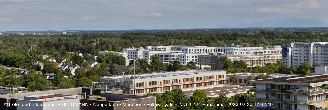 21.07.2023 - Blick von meiner Burg in Richtung Süden