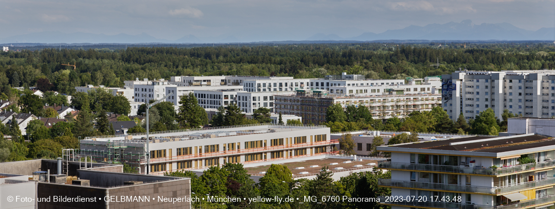 21.07.2023 - Blick von meiner Burg in Richtung Süden