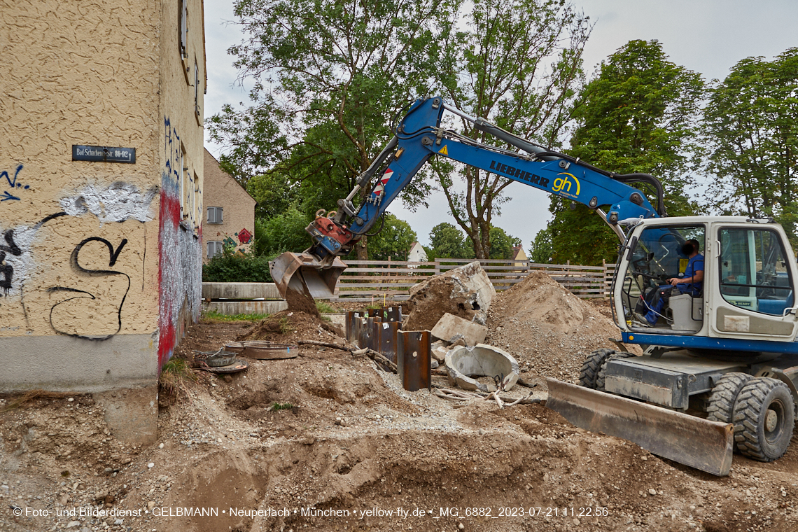 21.07.2023 - Baustelle Maikäfersiedlung in Berg am Laim und Neuperlach
