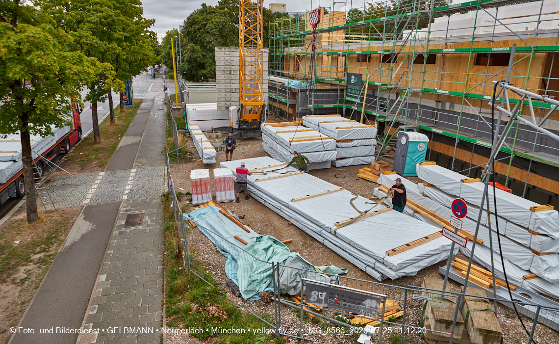 25.07.2023 - neue Wände für das Haus für Kinder in Neuperlach