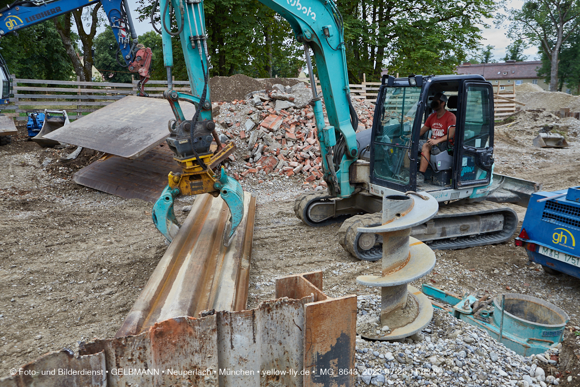 25.07.2023 - Baustelle Maikäfersiedlung in Berg am Laim und Neuperlach