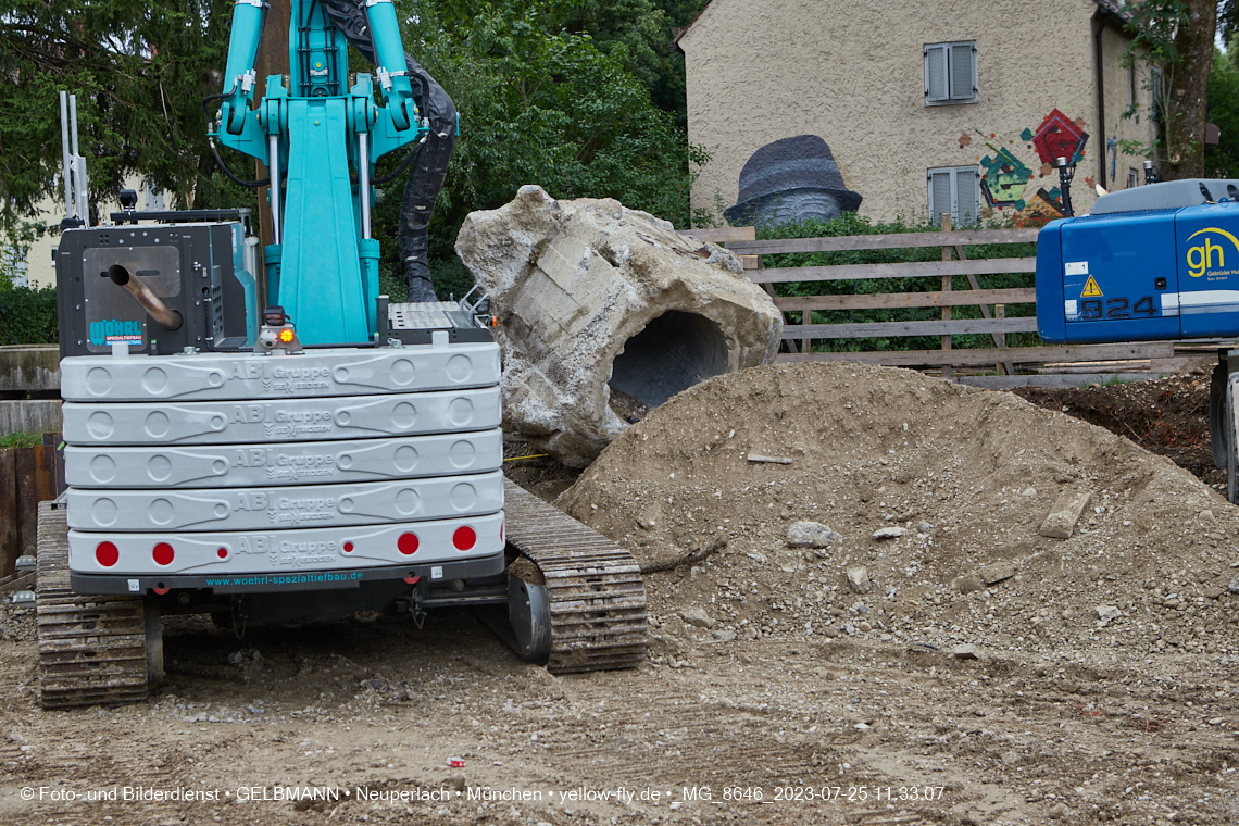 25.07.2023 - Baustelle Maikäfersiedlung in Berg am Laim und Neuperlach