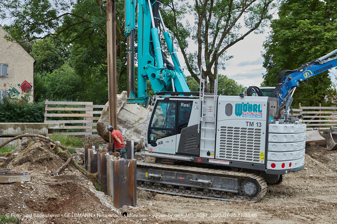 25.07.2023 - Baustelle Maikäfersiedlung in Berg am Laim und Neuperlach