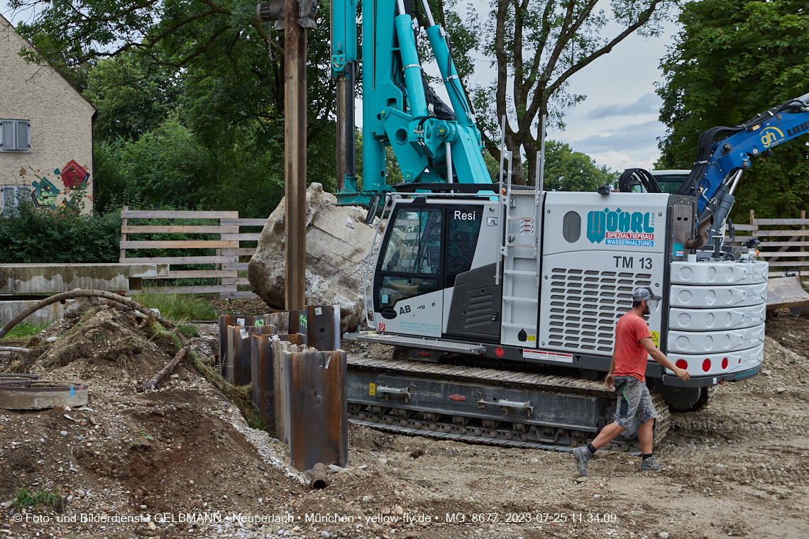 25.07.2023 - Baustelle Maikäfersiedlung in Berg am Laim und Neuperlach