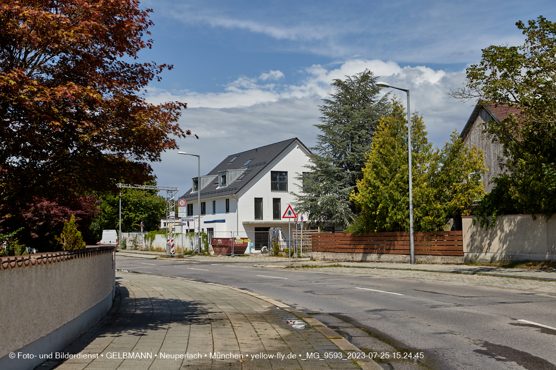 25.07.2023 - Baustelle in der Niederalmstraße 16 in Neuperlach