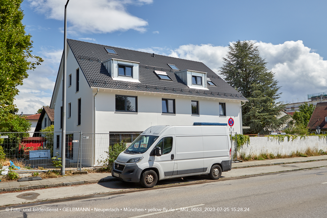25.07.2023 - Baustelle in der Niederalmstraße 16 in Neuperlach