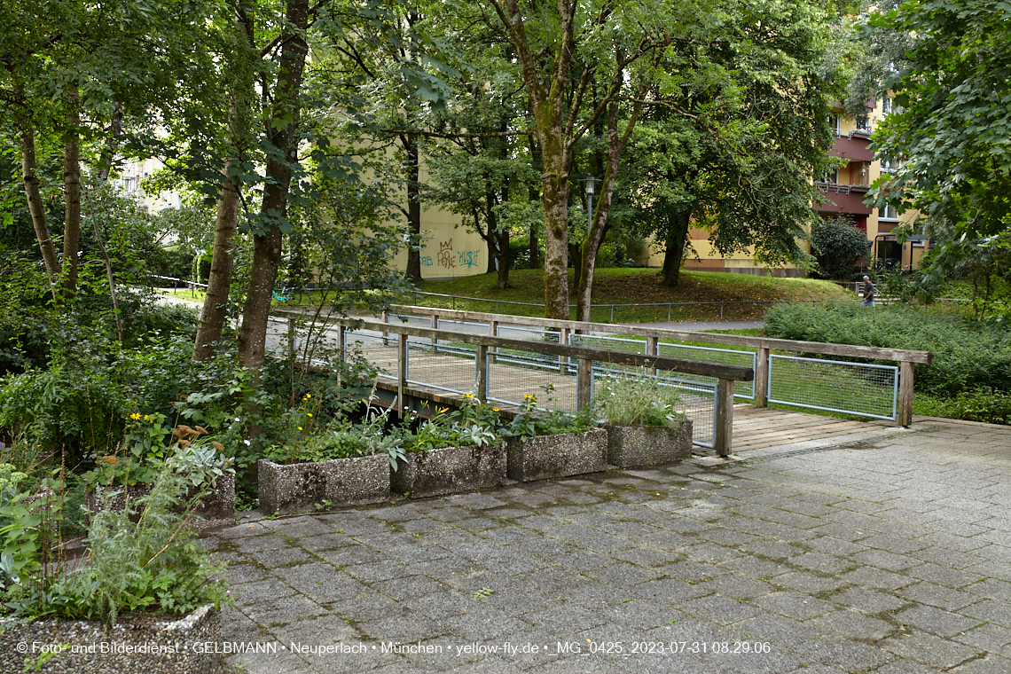 31.07.2023 - Der Hachinger Bach in Neuperlach