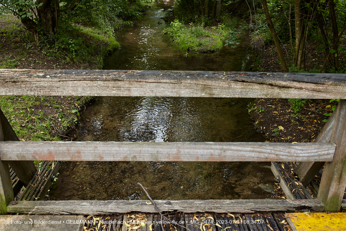 31.07.2023 - Der Hachinger Bach in Neuperlach