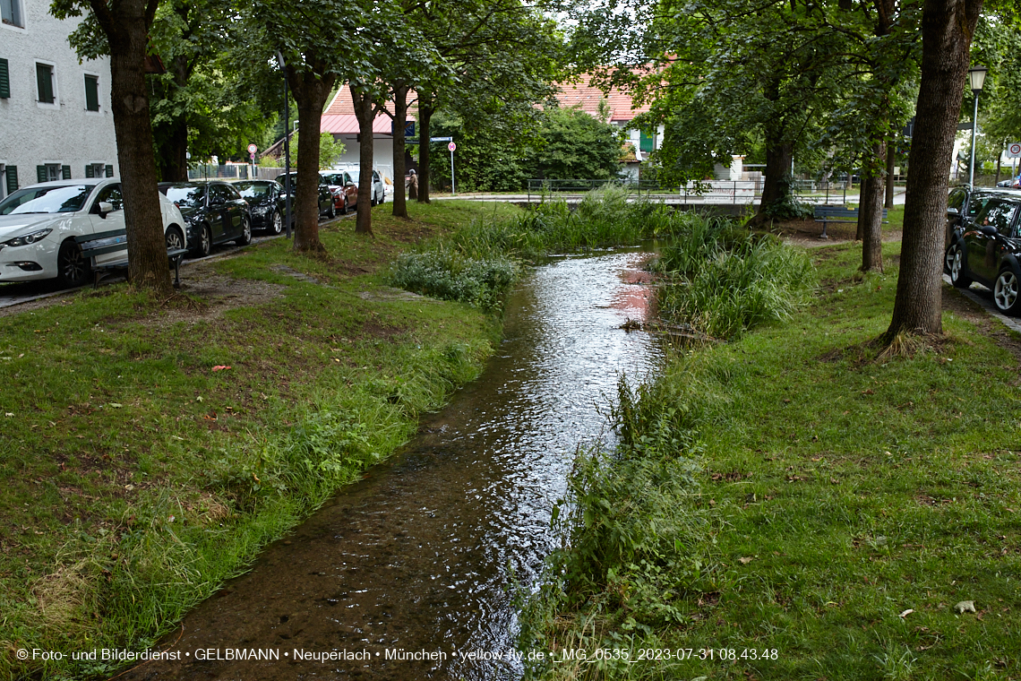 31.07.2023 - Der Hachinger Bach in Neuperlach