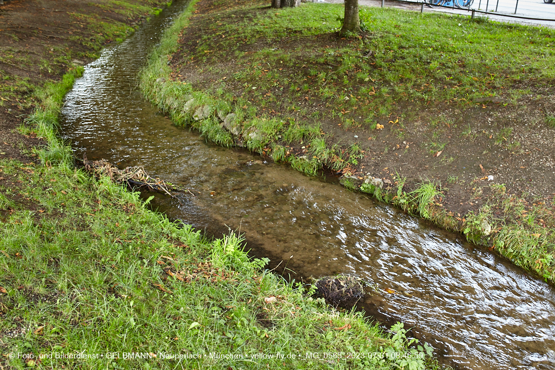 31.07.2023 - Der Hachinger Bach in Neuperlach
