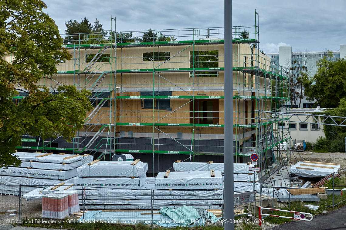 04.08.2023 - Neubau zum Haus für Kinder in Neuperlach