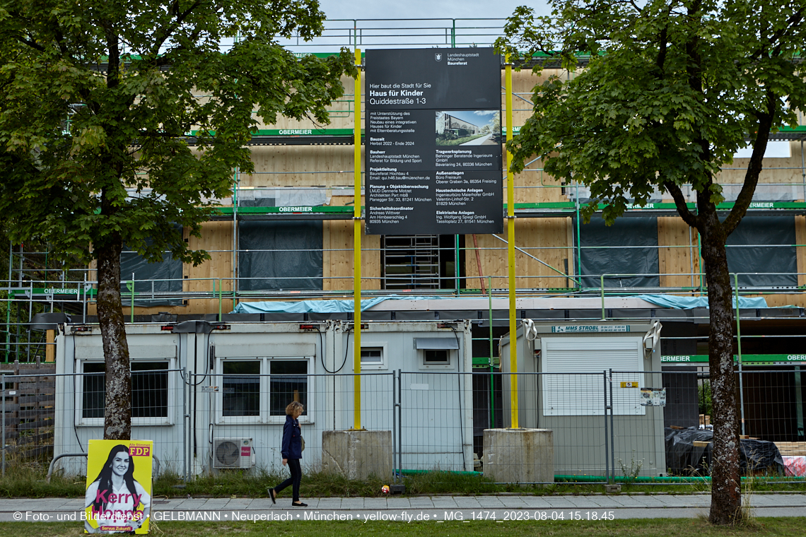 04.08.2023 - Neubau zum Haus für Kinder in Neuperlach