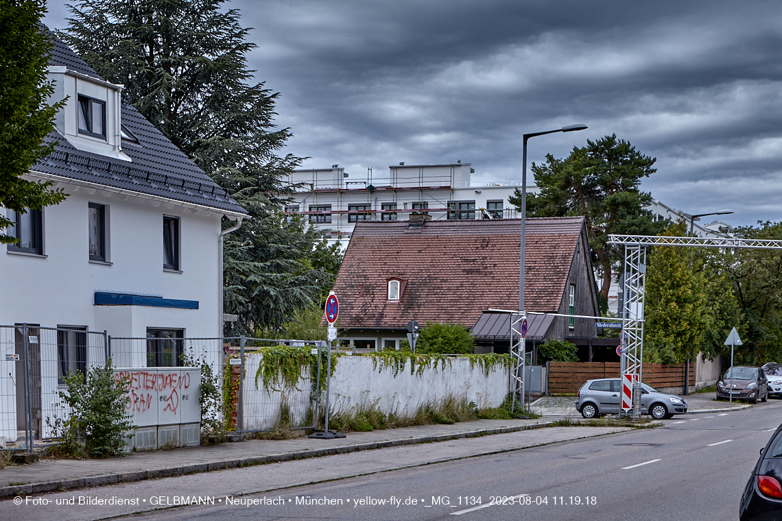 04.08.2023 - Neubau an der Niederalmstraße 16 in Neuperlach