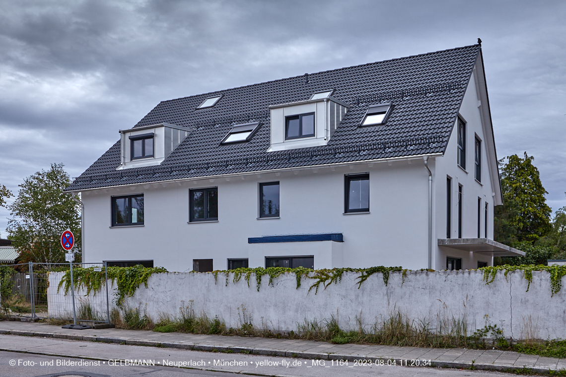 04.08.2023 - Neubau an der Niederalmstraße 16 in Neuperlach