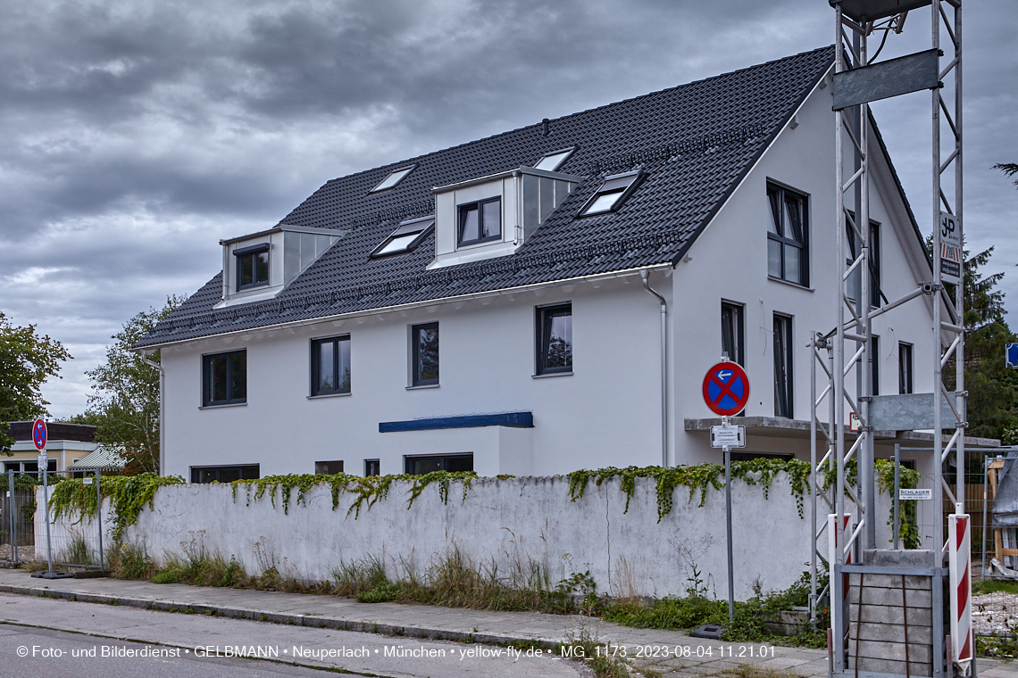 04.08.2023 - Neubau an der Niederalmstraße 16 in Neuperlach