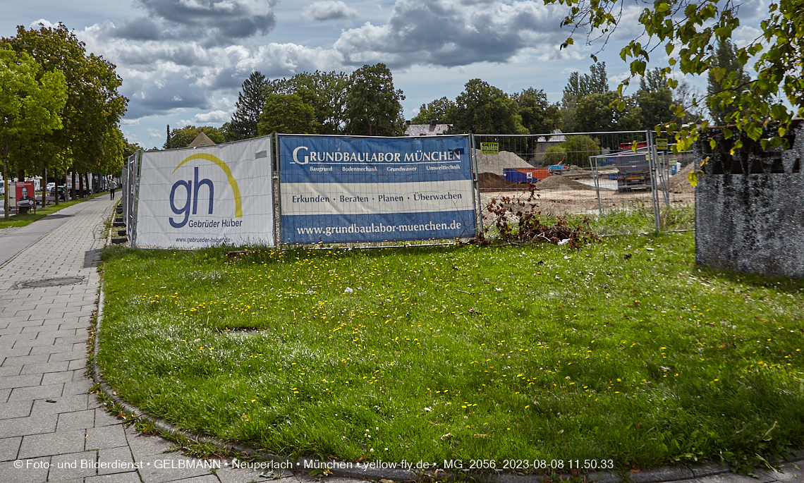 08.08.2023 - Baustelle Maikäfersiedlung in Berg am Laim und Neuperlach