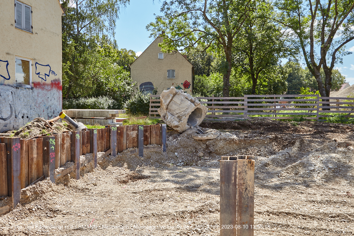 10.08.2023 - Baustelle Maikäfersiedlung in Berg am Laim und Neuperlach