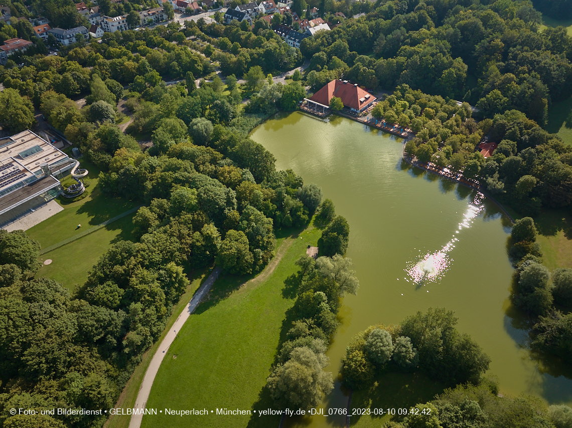 10.08.2023 - der Ostpark mit See in Neuperlach