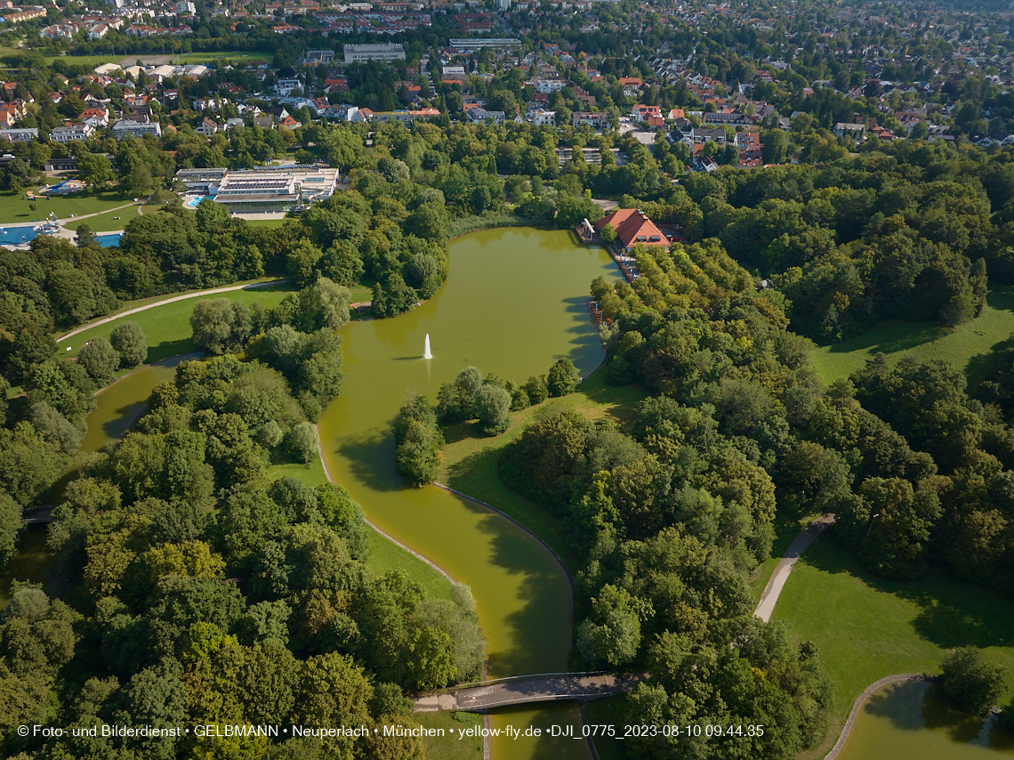 10.08.2023 - der Ostpark mit See in Neuperlach