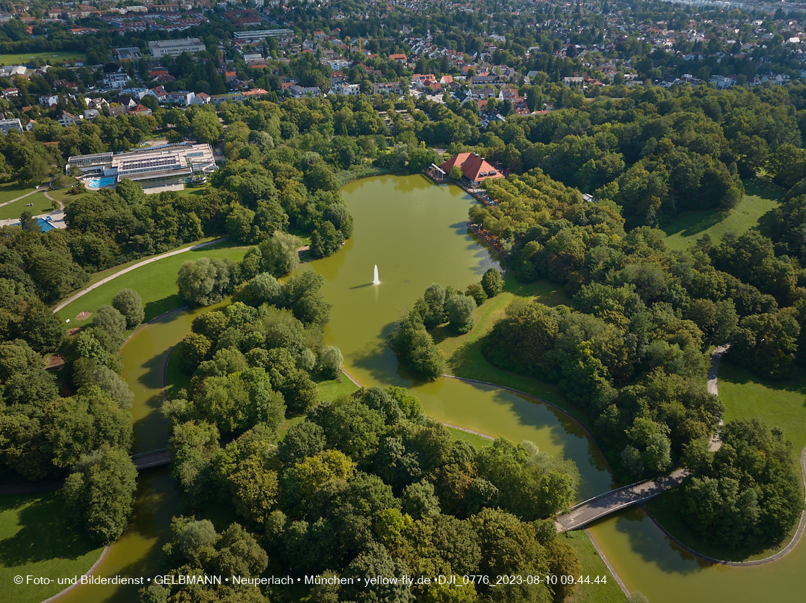 10.08.2023 - der Ostpark mit See in Neuperlach