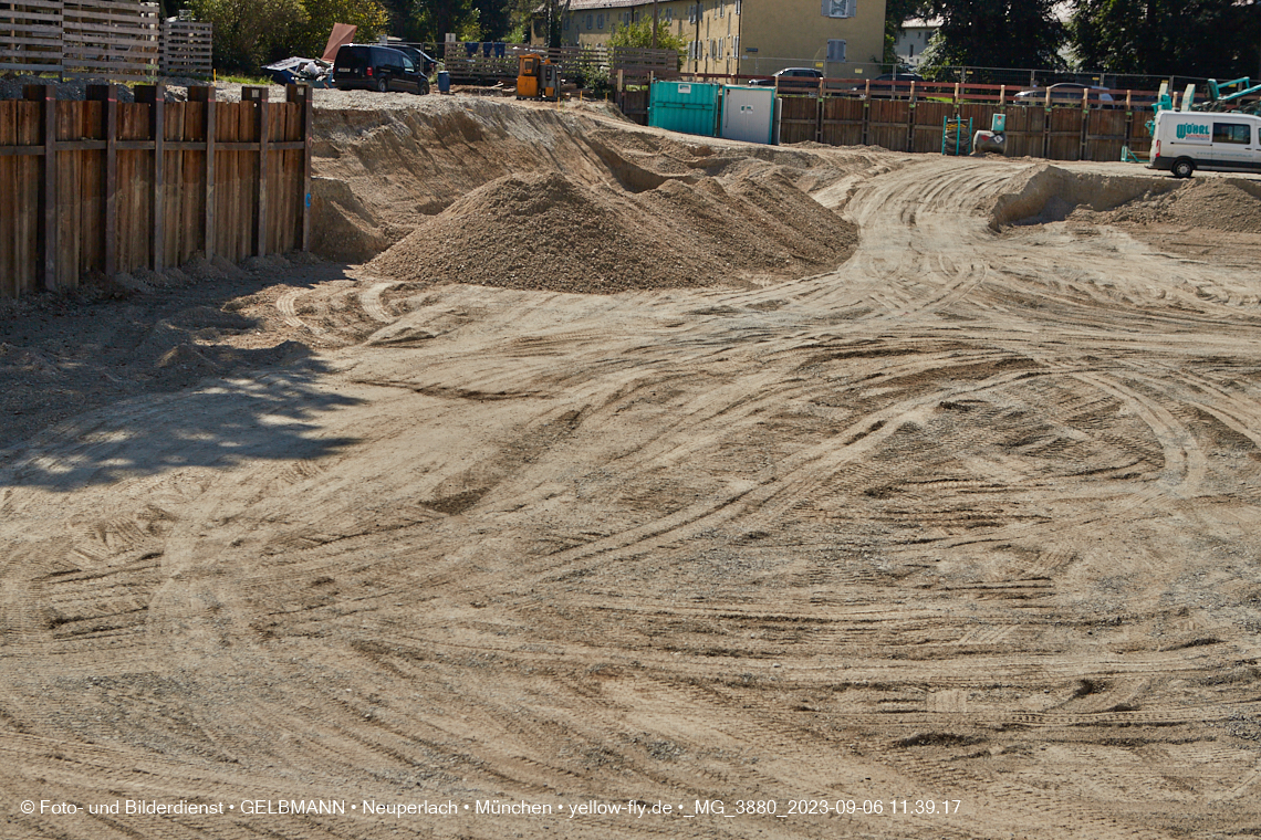 06.09.2023 - Baustelle Maikäfersiedlung in Berg am Laim und Neuperlach