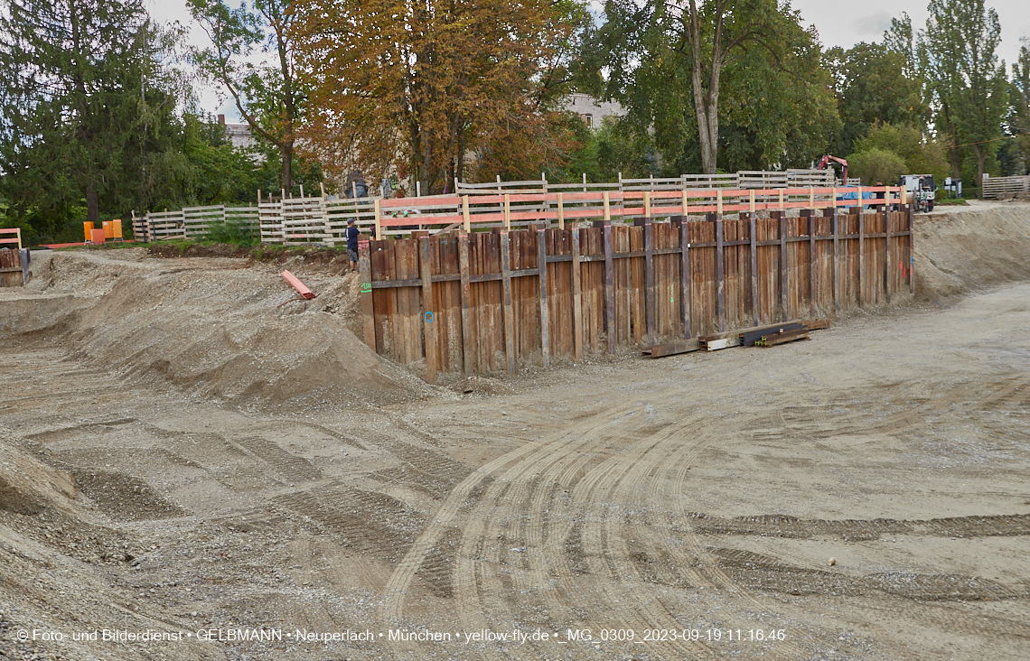 19.09.2023 - Baustelle Maikäfersiedlung in Berg am Laim und Neuperlach