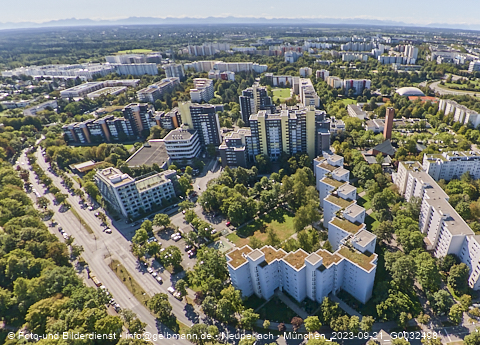 21.09.2023 - Marx-Zentrum und Karl-Marx-Ring 52-62 in Neuperlach
