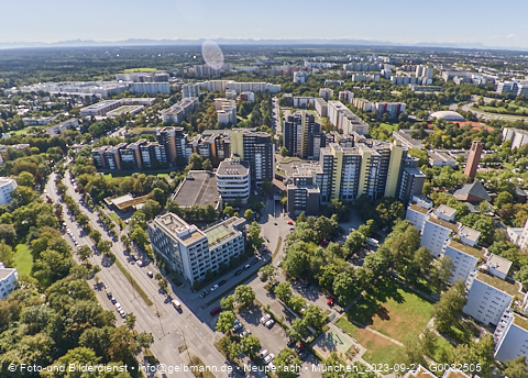 21.09.2023 - Marx-Zentrum und Karl-Marx-Ring 52-62 in Neuperlach