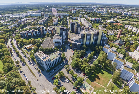 21.09.2023 - Marx-Zentrum und Karl-Marx-Ring 52-62 in Neuperlach