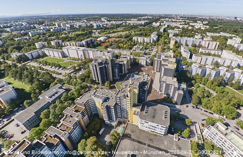 21.09.2023 - Marx-Zentrum und Karl-Marx-Ring 52-62 in Neuperlach