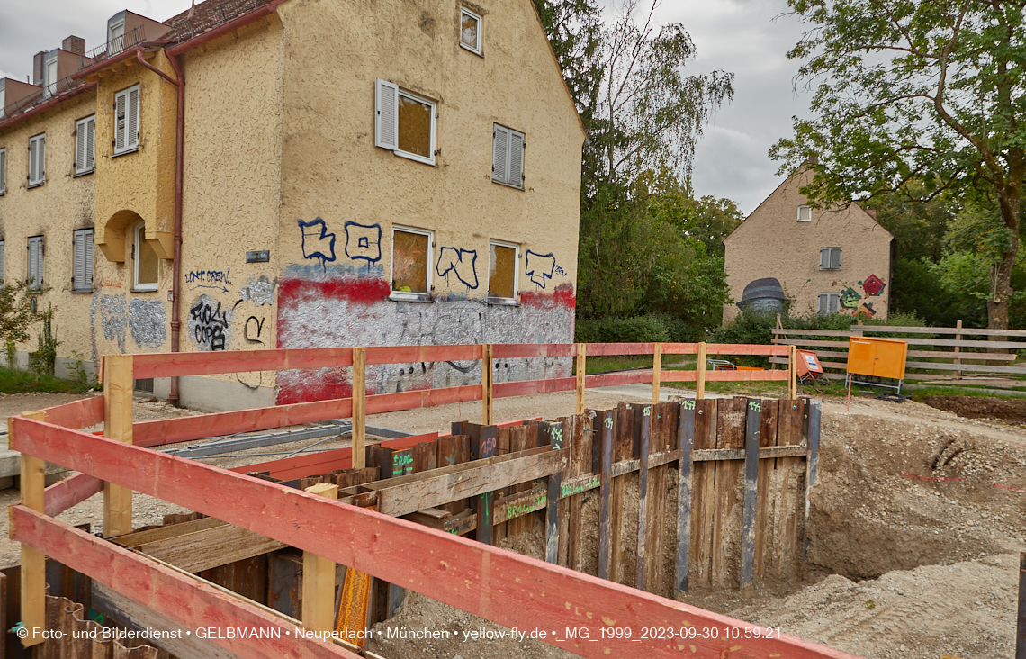 30.09.2023 - Baustelle Maikäfersiedlung in Berg am Laim und Neuperlach