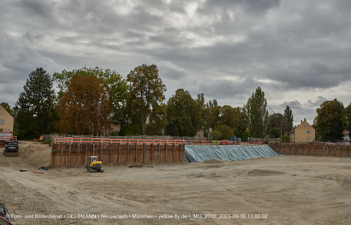 30.09.2023 - Baustelle Maikäfersiedlung in Berg am Laim und Neuperlach