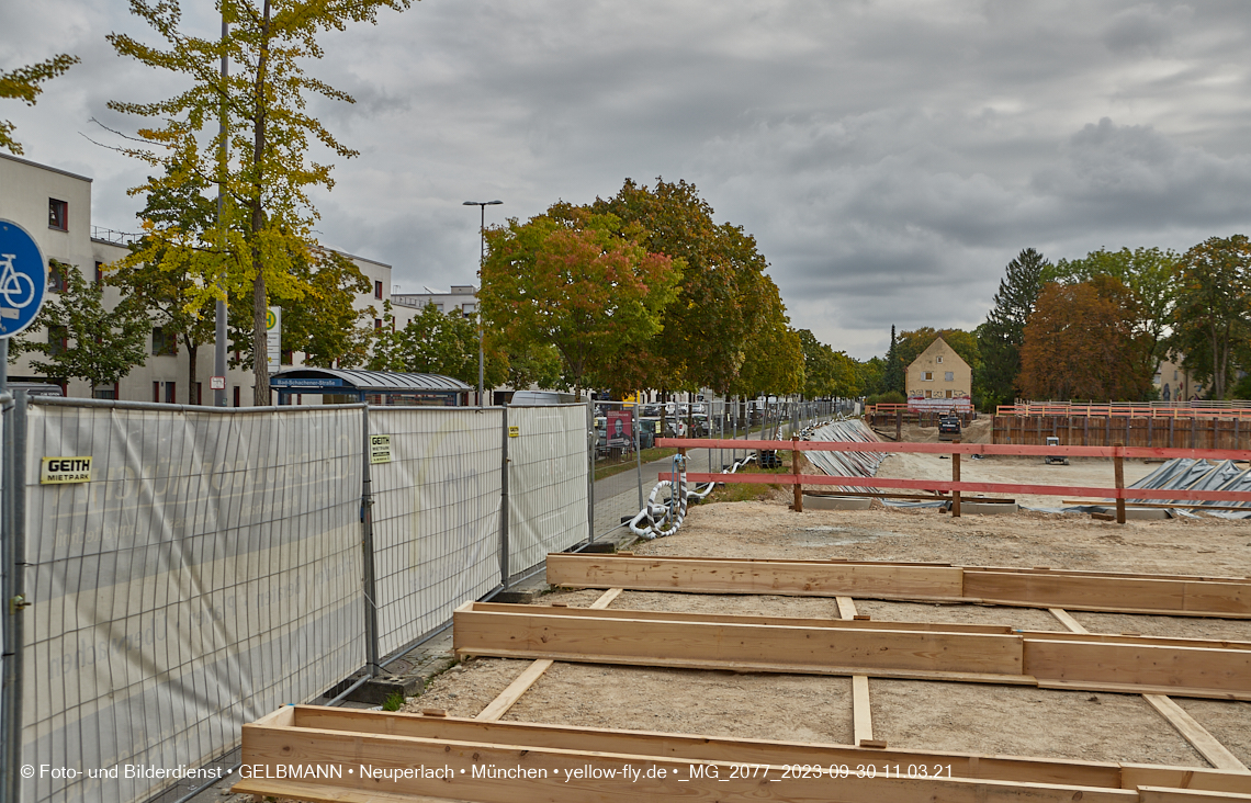 30.09.2023 - Baustelle Maikäfersiedlung in Berg am Laim und Neuperlach