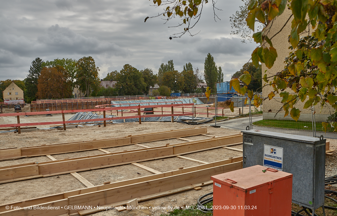30.09.2023 - Baustelle Maikäfersiedlung in Berg am Laim und Neuperlach
