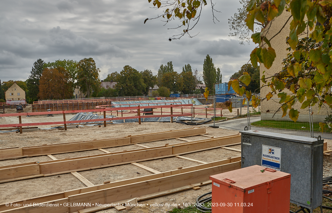 30.09.2023 - Baustelle Maikäfersiedlung in Berg am Laim und Neuperlach