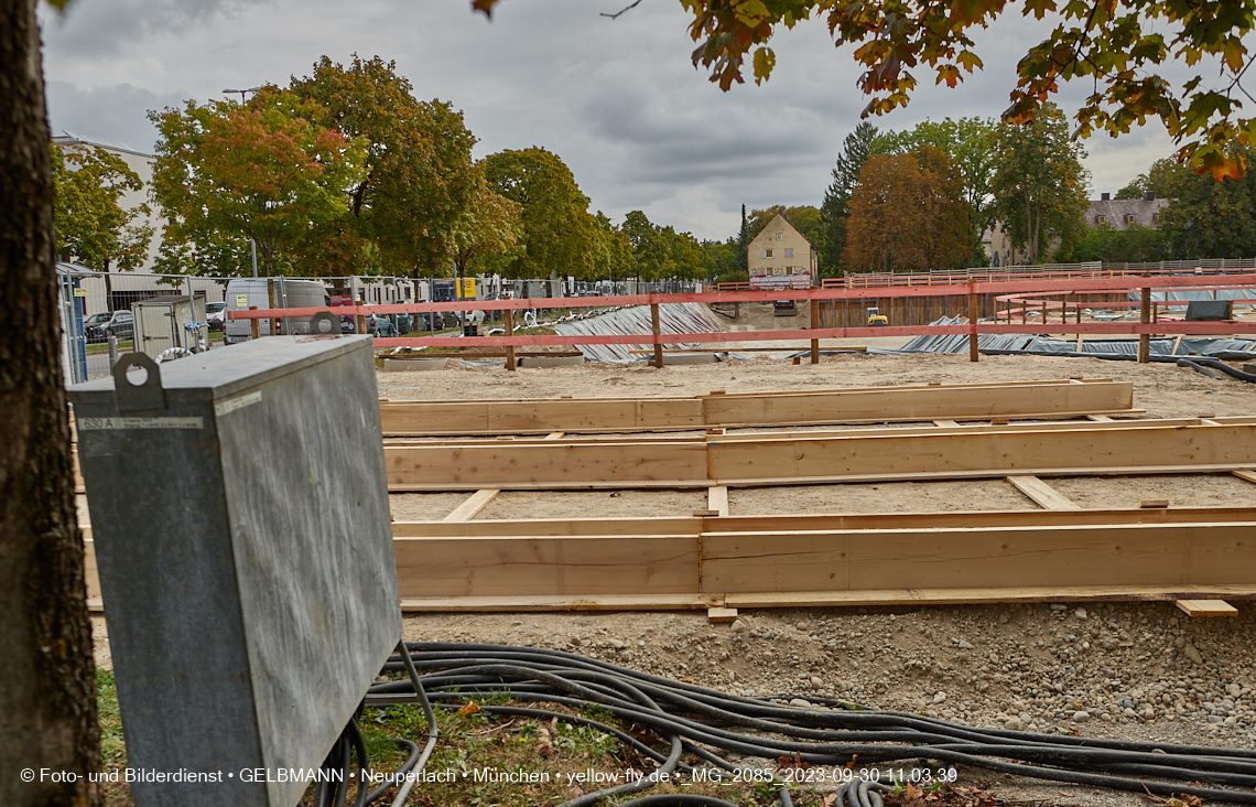 30.09.2023 - Baustelle Maikäfersiedlung in Berg am Laim und Neuperlach