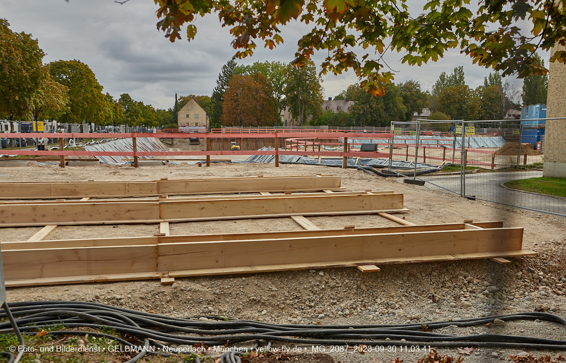 30.09.2023 - Baustelle Maikäfersiedlung in Berg am Laim und Neuperlach