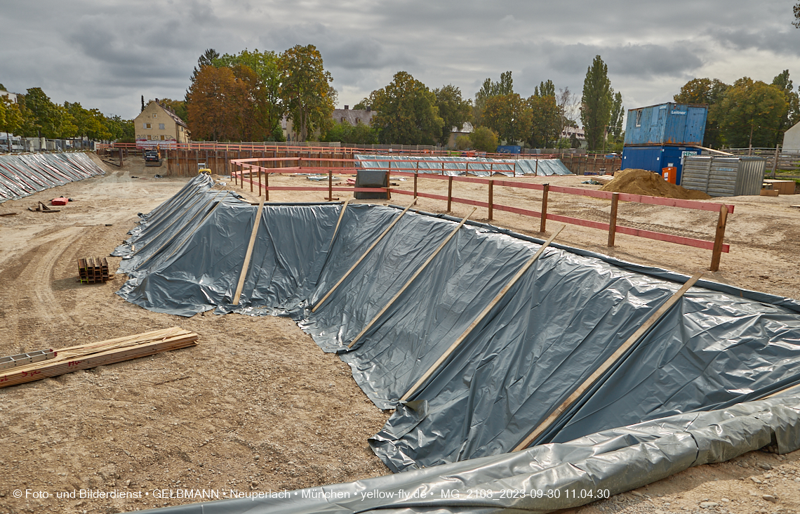 30.09.2023 - Baustelle Maikäfersiedlung in Berg am Laim und Neuperlach