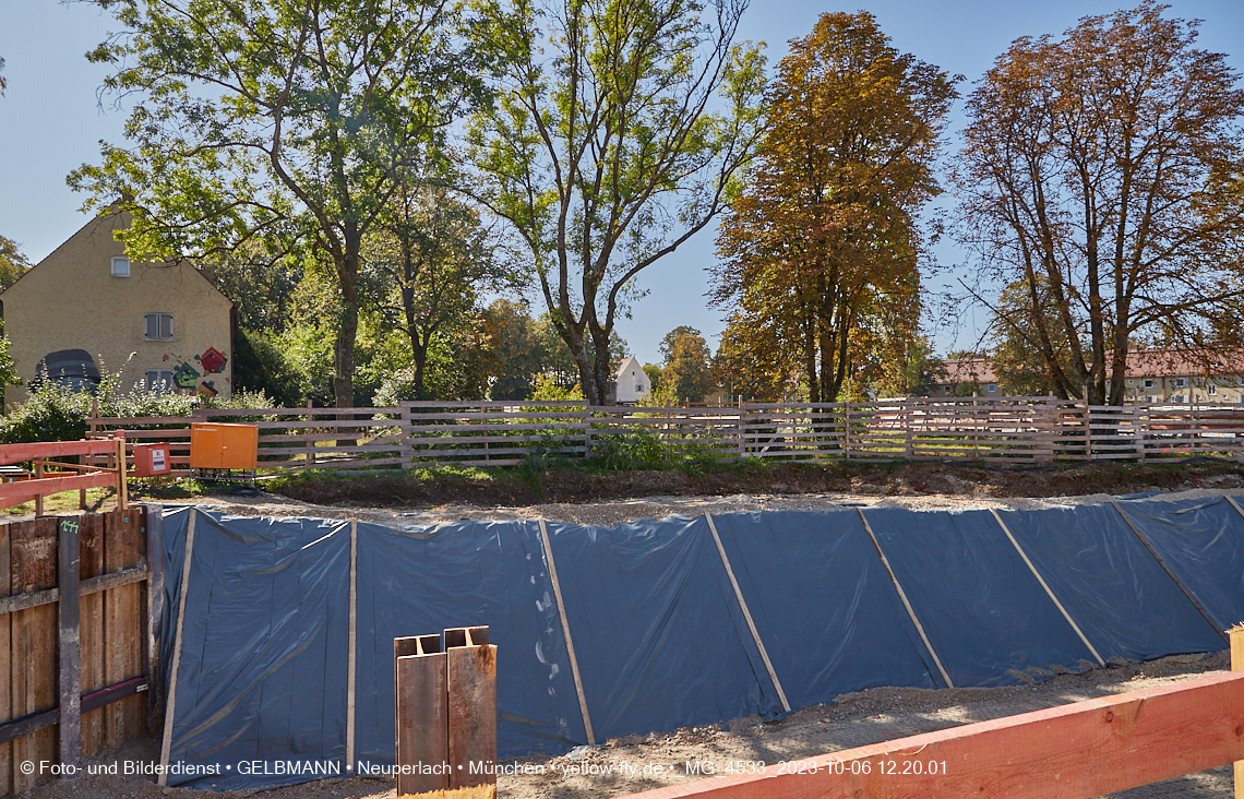 06.10.2023 - Baustelle Maikäfersiedlung in Berg am Laim und Neuperlach