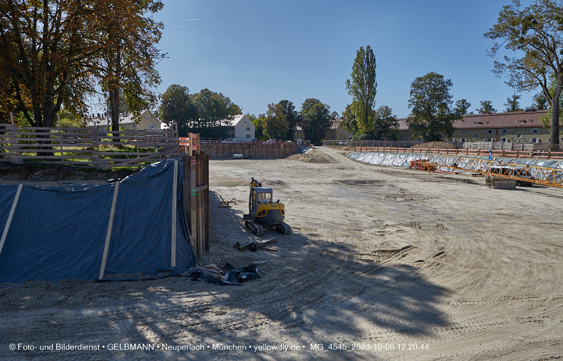 06.10.2023 - Baustelle Maikäfersiedlung in Berg am Laim und Neuperlach