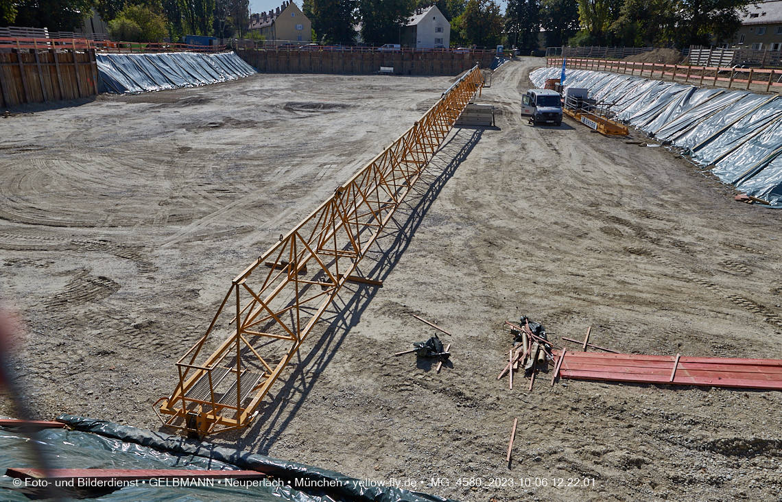 06.10.2023 - Baustelle Maikäfersiedlung in Berg am Laim und Neuperlach