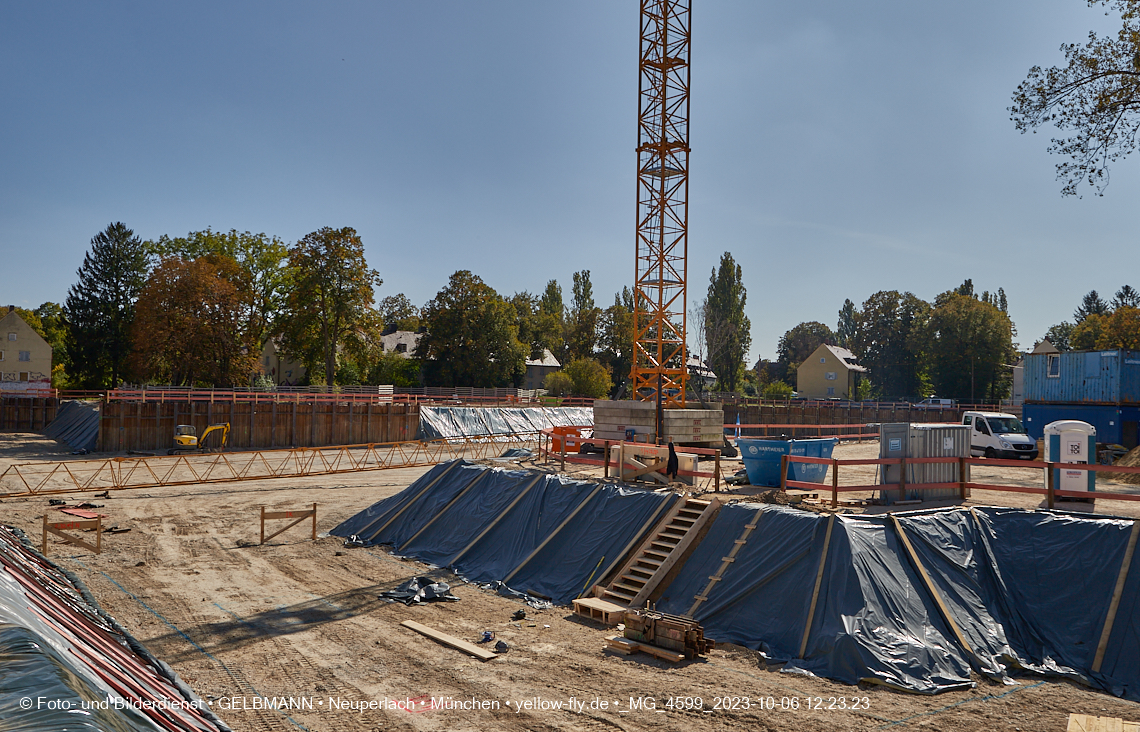 06.10.2023 - Baustelle Maikäfersiedlung in Berg am Laim und Neuperlach