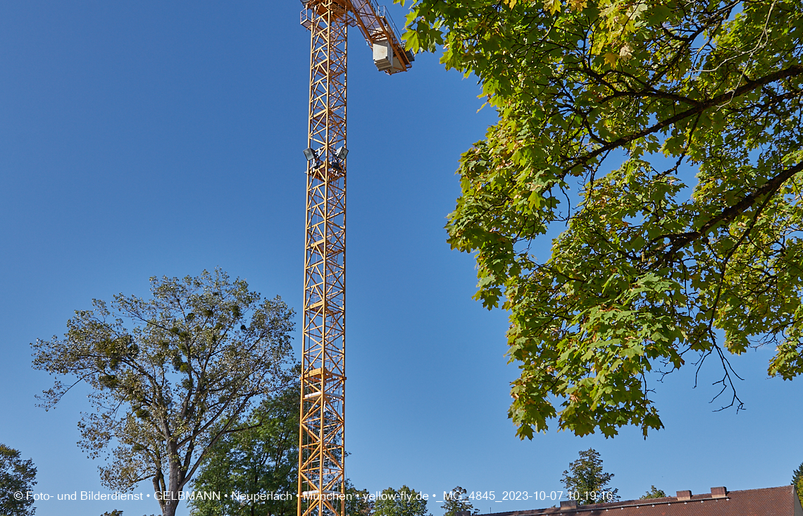 07.10.2023 - Baustelle Maikäfersiedlung in Berg am Laim und Neuperlach