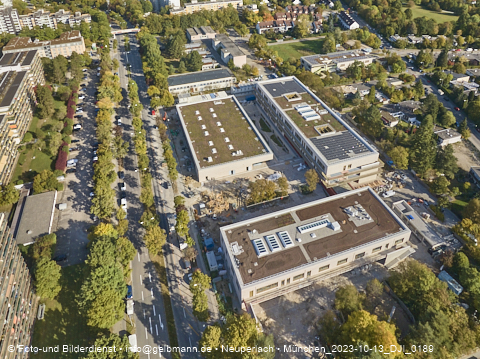 13.10.2023 - Karl-Marx-Ring 52-62 und Marx-Zentrum mit Umgebung in Neuperlach