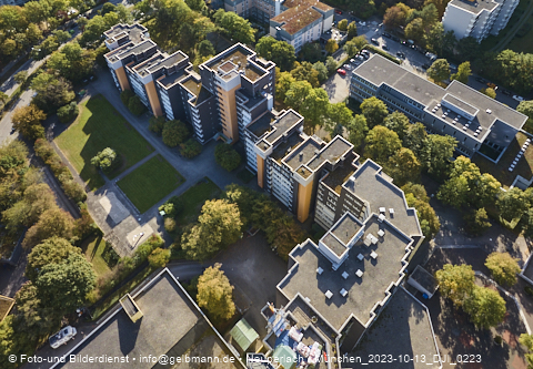 13.10.2023 - Karl-Marx-Ring 52-62 und Marx-Zentrum mit Umgebung in Neuperlach