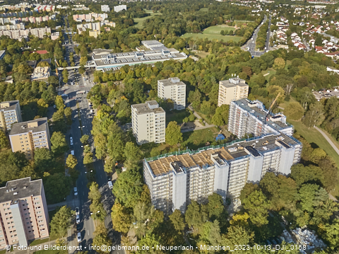 13.10.2023 - Baustelle Karl-Marx-Ring 11-21 in Neuperlach