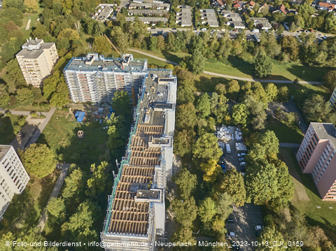 13.10.2023 - Baustelle Karl-Marx-Ring 11-21 in Neuperlach