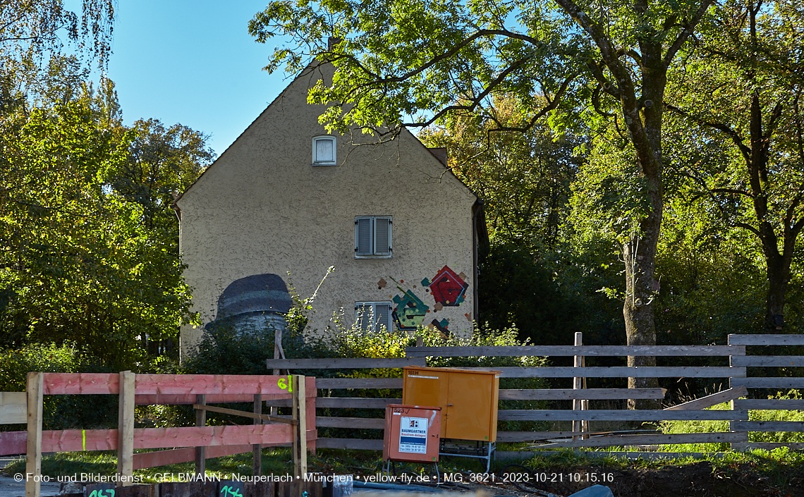 21.10.2023 - Baustelle Maikäfersiedlung in Berg am Laim und Neuperlach