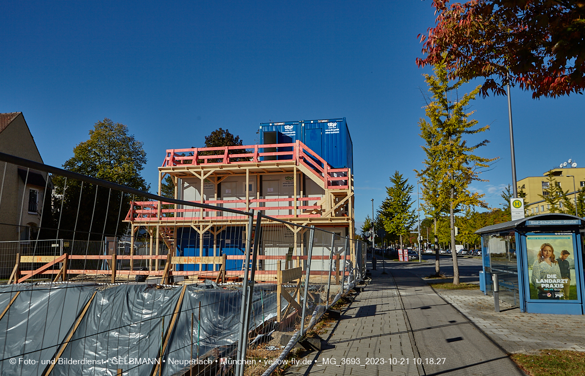 21.10.2023 - Baustelle Maikäfersiedlung in Berg am Laim und Neuperlach