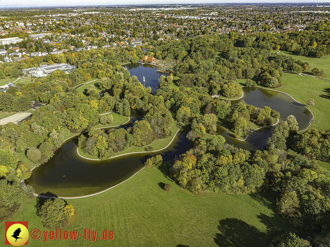 25.10.2023 - der Ostpark mit See und Biergarten